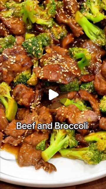 FEAST ON THESE on Instagram: "Beef And Broccoli 🥩 Bookmark Recipe By @leahscohen #feastonthese 

Ingredients:

For the beef:
1.5lb sliced beef (flank or strip) 
3Tbs water 
2Tbs shaoxing
1 tsp salt 
3 Tbs cornstarch 
1/2tsp baking soda
2Tbs oil

For the sauce:
1/2C low sodium soy sauce
1/2C water
3Tbs sugar
1.5 Tbs cornstarch 
1.5tsp sesame oil 

1lb trimmed/ blanched broccoli 
1.5 Tbs minced ginger
1.5 Tbs minced garlic 
1C oil for cooking beef then reserve 2 Tbs for stir-frying
Sesame seeds

Enjoy!" Blanched Broccoli, Beef And Broccoli Recipe, Cooking Beef, Beef Flank, Food Change, Asian Beef, Beef And Broccoli, Broccoli Recipe, Easy Chinese Recipes