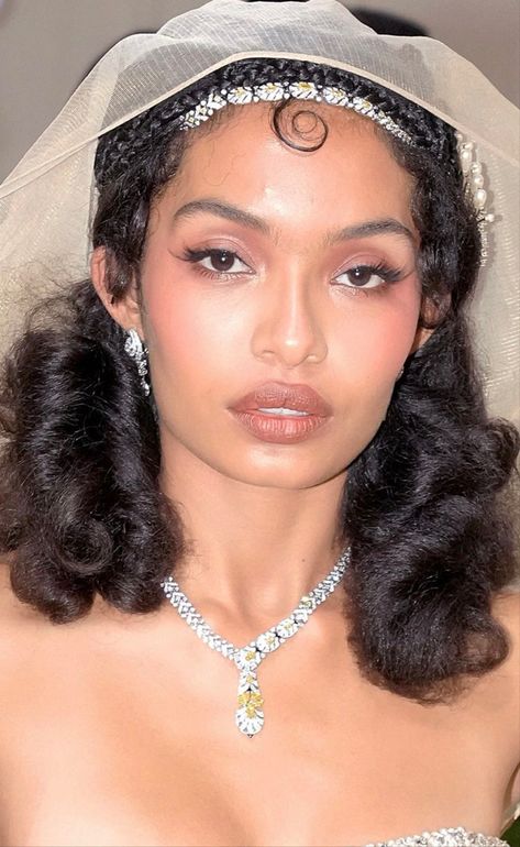 Yara Shahidi, Ethereal Makeup, The Met Gala, Pretty Makeup, Aesthetic Makeup, Black Is Beautiful, Makeup Inspo, Hair Goals, Makeup Inspiration