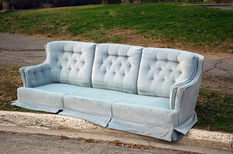 Whether you’re moving, getting new furniture/appliances, or simply decluttering, it can be hard to know how to dispose of large, unwanted items. The old ratty couch, the refrigerator that runs constantly and is as loud as a fighter jet, the unsafe trampoline taking up space in the backyard. (Yes, these are all examples from personal … Old Couch, Sofa Pictures, Wood Waste, Old Sofa, Junk Removal, Wood Scraps, Diy Couch, Diy Plumbing, Couch Throws