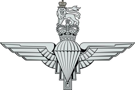 British Parachute Regiment Army Force, Biker Clothing, Airborne Forces, Parachute Regiment, The Secretary, Military Artwork, Military Insignia, Military Medals, British Military