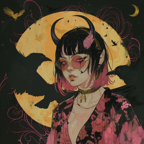 Spooky Anime Pfp, Dark Fantasy Pfp, Creepy Pfp, Fantasy Pfp, Spooky Anime, Art Pfp, Edits Aesthetic, Goth Girl, Aesthetic Things