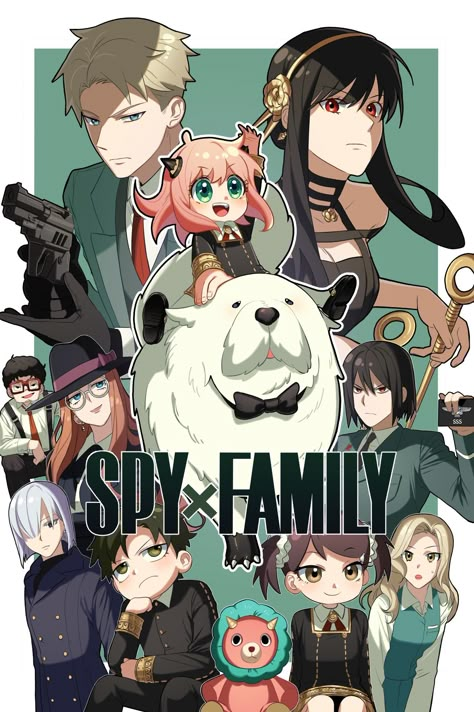 Anime For Life, Bleach Anime Ichigo, Best Anime Drawings, Manga News, Chibi Anime Kawaii, Spy Family, Anime Cover Photo, Family Poster, Family Funny