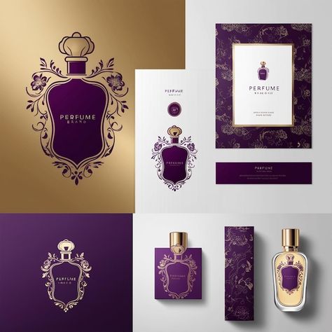 Perfume Graphic Design, Perfume Logo Design Ideas, Luxury Perfume Packaging, Perfume Logo, Perfume Label, Perfume Shop, Perfume Box, Perfume Packaging, Free Business Card Mockup