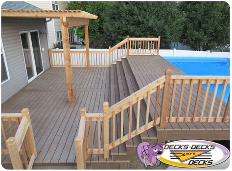 above ground pool deck decorating ideas photo galleries #above #ground #pool #deck #decorating #ideas #photo #galleries | above ground pool deck decorating ideas - above ground pool deck decorating ideas seating areas - above ground pool deck decorating ideas landscape design - above ground pool deck decorating ideas patio - above ground pool deck decorating ideas photo galleries - above ground pool deck decorating ideas summer - above ground pool deck decorating ideas style - above ground pool Pool Deck Decorating Ideas, Decks Around Pools, Above Ground Pool Deck, Pool Deck Plans, Rectangle Pool, Swimming Pool Decks, Round Pool, Deck Designs Backyard, Above Ground Pool Decks