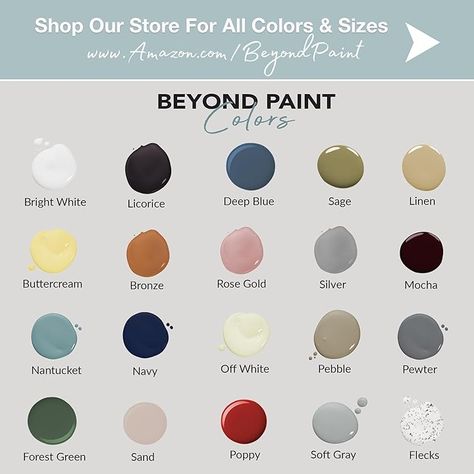 Amazon.com: Beyond Paint: Matte Beyond Paint Colors, Beyond Paint, Rv Remodel, Paint Colors, Color Options, Rv, Paint, Color, Paint Colours