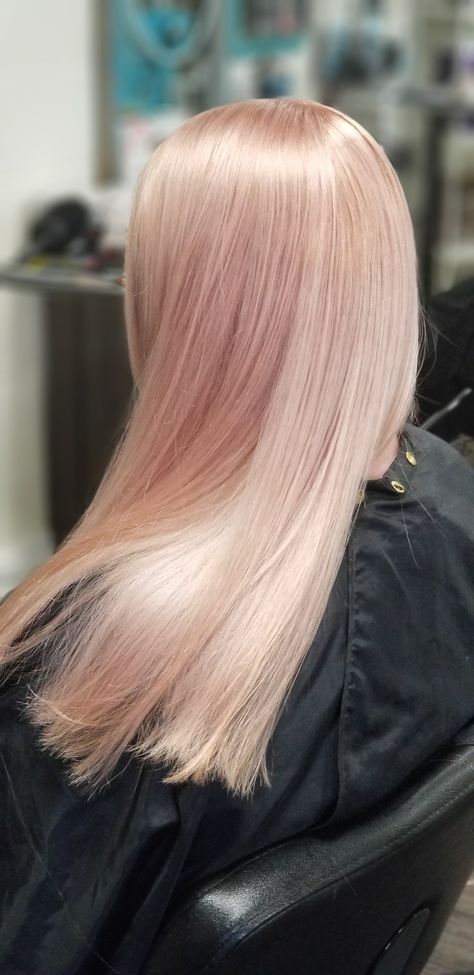 Pink Pastel hair. REDKEN SHADES EQ Shades Eq Pastel Pink Formula, Pink Toner For Blonde Hair, Pink Toned Blonde Hair, Bombshell Extensions, Toned Blonde Hair, Pink Pastel Hair, Cool Toned Blonde Hair, Toner For Blonde Hair, Hair Formulas