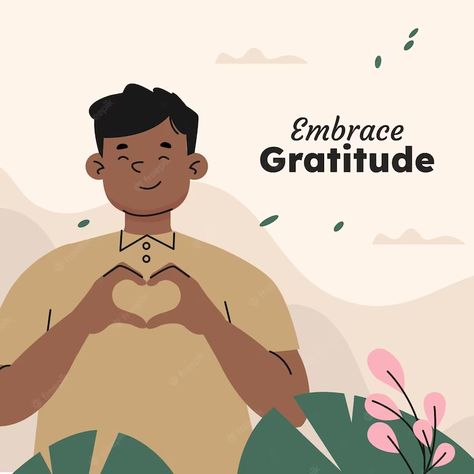 Gratitude Illustration Art, Gratitude Illustration, World Gratitude Day, Gratitude Day, User Interface Design, Bible Art, Flat Illustration, Interface Design, User Interface