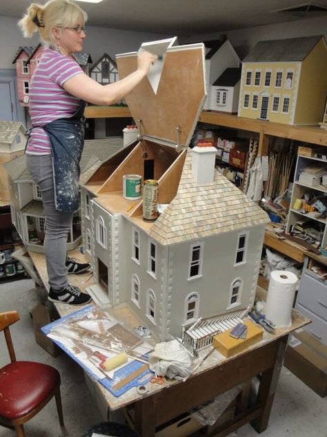 Amy Craigo Making A Doll, Good Toys, Real Good Toys, Dollhouse Tutorials, Dollhouse Miniature Tutorials, Doll House Plans, Doll House Crafts, Dollhouse Projects, Victorian Dollhouse