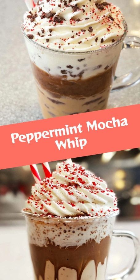 Peppermint Mocha Whipped Coffee Delight: Festive Holiday Drink Recipe Indulge in the ultimate holiday beverage with our Peppermint Mocha Whipped Coffee Delight! Perfect for festive gatherings or cozy afternoons, this easy-to-make drink combines rich mocha notes with a refreshing peppermint twist. Enjoy a burst of festive flavors in every sip and impress your guests with this delicious winter treat. #HolidayVibes #CoffeeLovers #DIYRecipe Peppermint Mocha Creamer Recipe, Holiday Drinks Coffee, Mocha Creamer Recipe, Iced Peppermint Mocha, Mocha Desserts, Peppermint Mocha Creamer, Mocha Creamer, Peppermint Milkshake, Peppermint Mocha Recipe