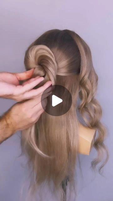 206K views · 9.9K likes | Joseph I'Anson on Instagram: "Do you want to create a softer textured up do? Then you need this easy boho tutorial in your life…  L’IMAGE Mannequin - “DENISE” from @equip_the_creative use code Joseph10 at the checkout to get 10% off your order.   Created using @revlonprofessionaluk style Masters   #hairvideos #hairvideo #hairup #updo #hairupdo #hairupdos #hairtutorial #hairtutorials #updotutorial #bridalhair #weddinghair #bridestyles #bridehair #hairdo #weddinghair #hairreels #reel #réel #reelit #hairart #hairartist #artist #hairideas #hairgoals #updostyles #bohohairstyle #bohohair #boho #btconeshot2024_stylingvideo @oneshothairawards  @markleesonsalons @nextlevelhairstylists @hairbrained_official @limage_gmbh @hairtutorial4you @hairstyles_ideas__ @i.love.hairstyl Easy Classy Hairstyles Half Up, How To Do Long Hair Updos, Romantic Bun Tutorial, Wedding Hairstyles Updo Videos, Wedding Side Updo, Messy Curly Updo Tutorial, Up Do Hair Tutorials, Up Do Tutorial Long Hair, Wedding Guest Hairstyles With Fascinator