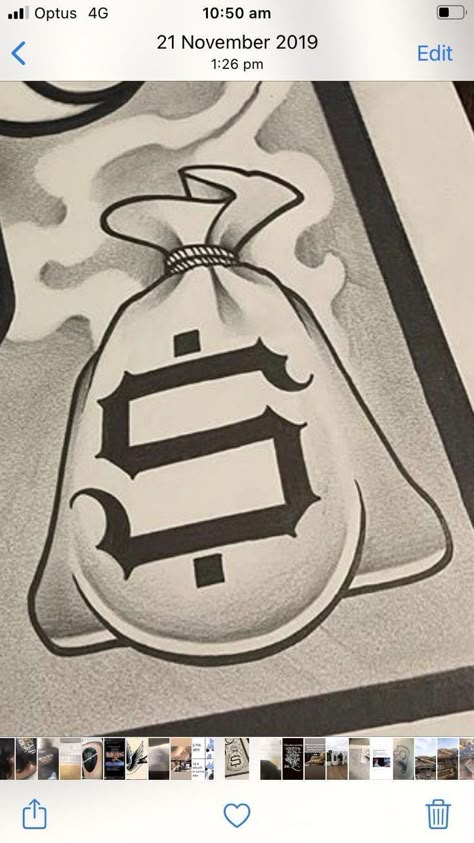 Money Bag Outline, Moneybag Tattoos Stencil, Money Bags Tattoo, Money Bag Tattoo Stencil, Geometric Minimalist Tattoo, Money Bag Tattoo Design, Money Hungry Tattoo, 100 Dollar Bill Tattoo Designs, Money Bag Drawing