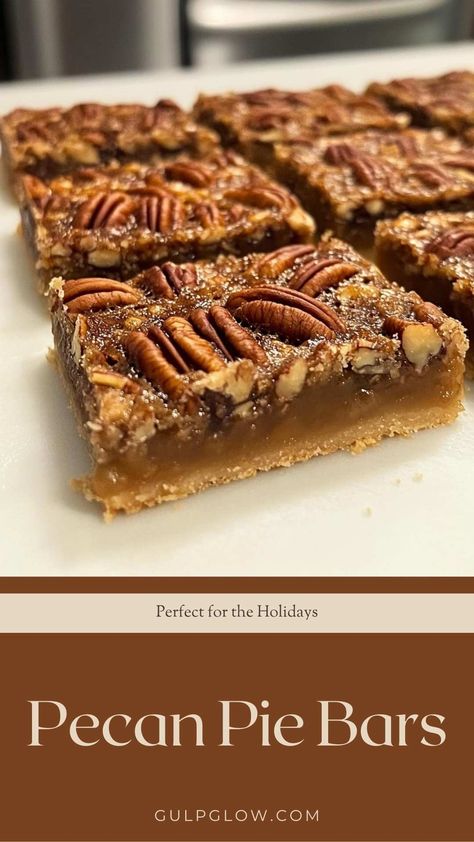 Irresistible Pecan Pie Bars Recipe – Perfect for the Holidays! Pecan Pie Bars With Maple Syrup, Pecan Pie Bars With Pie Crust, Pecan Pie Bars With Shortbread Crust, Pecan Bars Recipe Easy, Small Pecan Pies, Amazing Thanksgiving Desserts, Easy Pecan Pie Bars, Pecan Tarts Recipe, Pecan Desserts Recipes