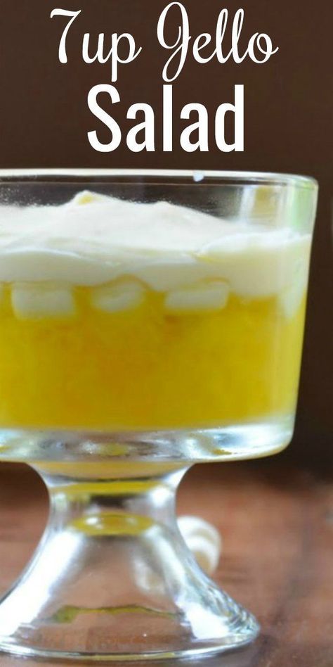 Jello Salad Recipes Vintage Food, 7 Up Salad Jello Crushed Pineapple, Pineapple Jello Recipes, 7 Up Salad Jello, 7up Salad Recipe, 7 Up Jello Salad, 7 Up Salad, Congealed Salads, Pineapple Pudding