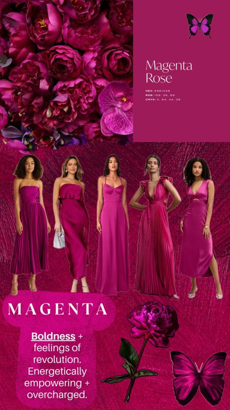 Fuschia Wedding Palette, Magenta Bridesmaids Dresses, Raspberry Pink Wedding, Raspberry Wedding Color Scheme, Raspberry Wedding Color, Magenta Wedding Decorations, Magenta Wedding Colors, Magenta Wedding Theme, Magenta Bridesmaid Dresses