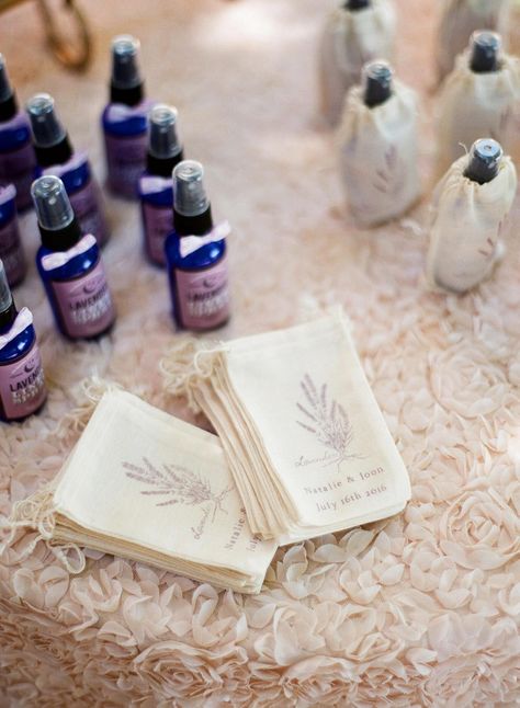 lavender scent Lavender Wedding Favors, Lavender Favors, Favors For Wedding, Summer Wedding Favors, Hydrangea Bouquet Wedding, Custom Flask, Provence Wedding, Lavender Spray, Edible Wedding Favors