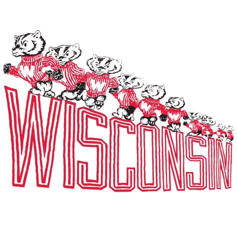 Wisconsin Badgers | Frank Ozmun Graphic Design Bucky Badger Logo, Uw Madison Poster, University Of Wisconsin Aesthetic, Wisconsin Wallpaper, Wisconsin Poster, Red Dorm, Brookfield Wisconsin, Dads Weekend, Bucky Badger