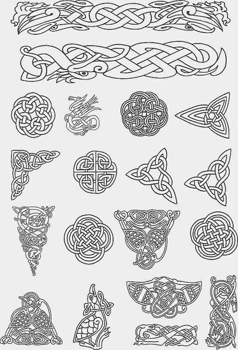 Nordic Pattern Viking, Keltic Pattern Tattoo, Nordic Mandala, Norse Knots, Viking Artwork, Norse Knotwork, Celtic Drawings, Celtic Knot Drawing, Celtic Tattoo Designs