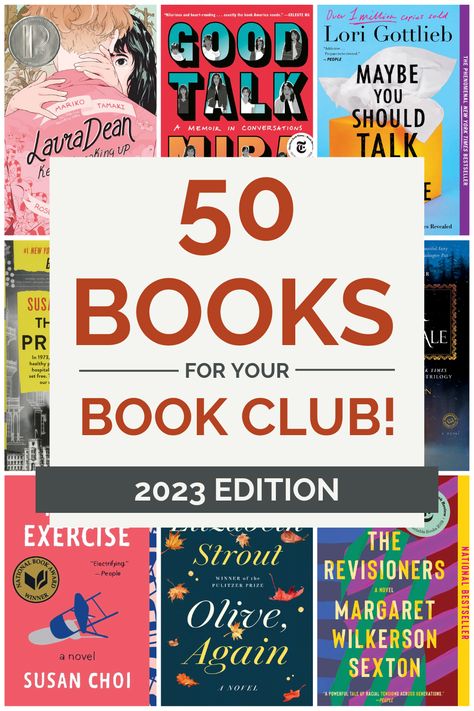 Looking for the perfect book club read? Look no further! Discover the 50 best book club books for 2023 and get ready for a year of captivating discussions and engaging storytelling. From gripping thrillers to heartwarming memoirs, there's something for every taste on this must-read list. Start curating your reading list today and let the conversations begin! #ReadingClub #BookClub #Bookclubideas Nonfiction Book Club Books, Starting A Book Club Woman, 2023 Book Club Reading List, Best Fiction Books 2023, Books For 2023, Spring Reading List, Book Club Recommendations, Best Book Club Books, Kanban Board