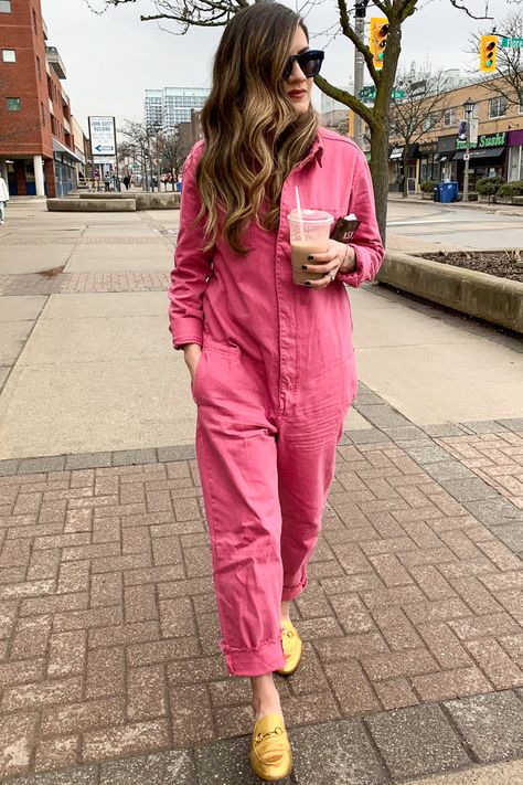 Boiler Suit Street Style, Boilersuit Outfit, Her Walk In Closet, Nathalie Martin, Closet Racks, Fruit Dove, Spring Closet, Work Fits, Chocolate Smoothie