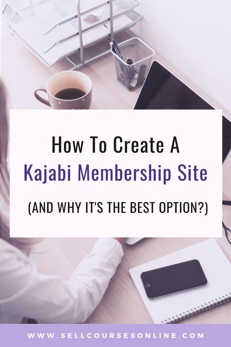 Kajabi is an all-in-one platform that makes creating and managing your membership site easy. Wondering if a Kajabi membership site is the right fit for you? Here are some reasons why it might just be the best option out there. Plus, we'll show you step-by-step how to create one. Membership Ideas, Membership Website, Membership Site, Template Site, Online Blog, Online Coaching, Page Template, Be The Best, How To Build