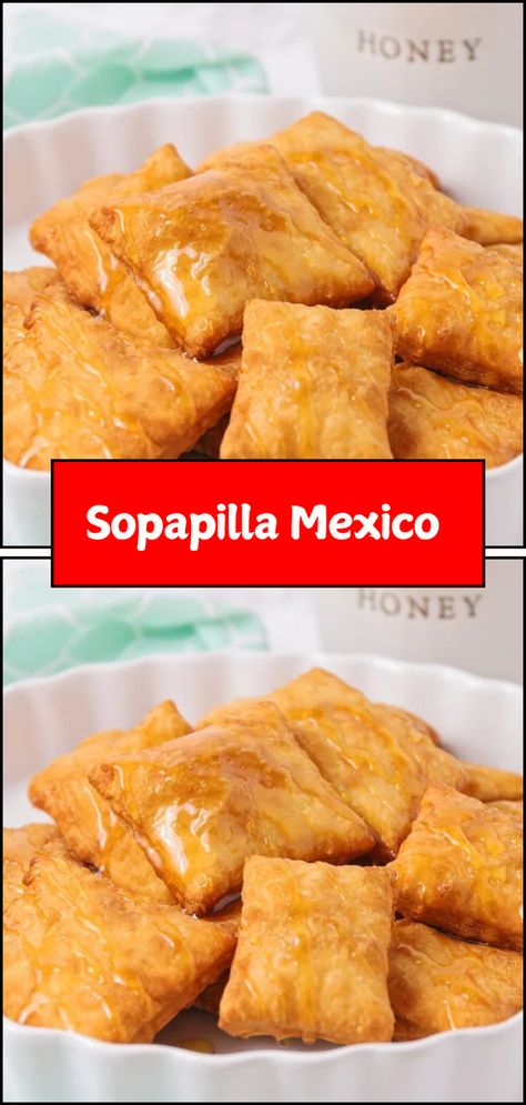 Indulge in these Authentic Mexican Sopapillas! This easy recipe features fluffy, golden-brown pastries that are light and airy, perfect for drizzling with honey or serving with cinnamon sugar. Enjoy them as a delicious dessert or sweet snack that will transport you straight to Mexico. Pin this recipe for a delightful treat everyone will love! 🍯🇲🇽✨

#Sopapillas #MexicanDesserts #FriedPastries #SweetTreats #BakingRecipes" Authentic Mexican Desserts, Sopapilla Recipe, Mexican Sweets, Mexican Pastries, Mexican Desserts, Mexican Sweet Breads, Mexican Dessert Recipes, Mexican Dessert, Sweet Breads