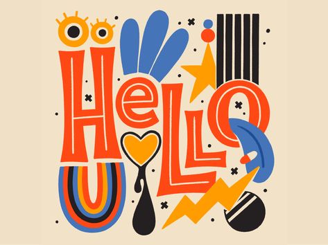 Hello Design, Posca Marker, Lettering Design, The Words, Typography Design, Hand Lettering, Brave, Poster Design, Illustration Art