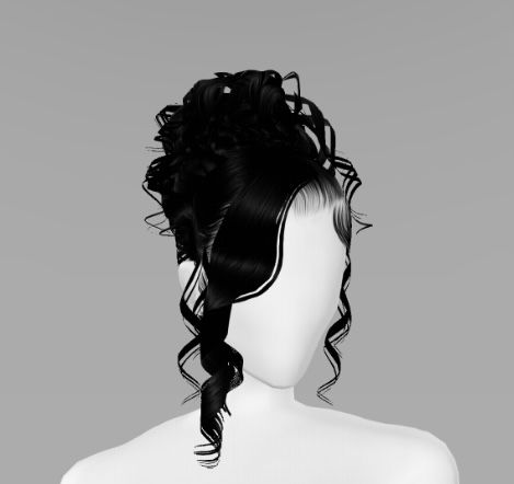 Imvu Hair Ideas, Sims Hair Updo, Hairstyles Imvu, Imvu Hair, Imvu Hairstyles, Quick Curly Hairstyles, Virtual Hairstyles, Latina Hair, Mixed Curly Hair