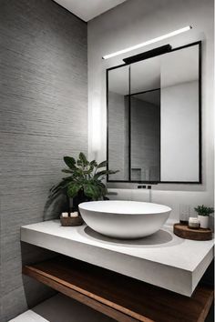 Modern Sinks For Bathroom, Modern Bathroom Sink Ideas, Cool Sinks Bathroom, Bathroom Sink Ideas Countertops, Bathroom Sink Aesthetic, Bathroom Pendant Lights, Bathroom Bowl Sinks, Sink Trends, Guest Bathroom Sinks