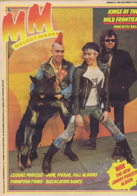 Members of The Exploited, Chron Gen and Anti-Nowhere League The Exploited, Alsatian Dog, Thompson Twins, Decorative Tea Towels, Early Music, Magazine Contents, Uk Music, Artist Journal, Punk Scene