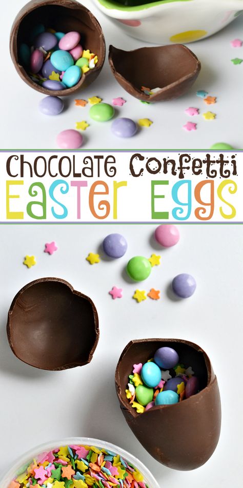 Chocolate Easter Eggs Recipe, Smash Chocolate, Easter Egg Treats, Easter Egg Moulds, Egg Chocolate, Chocolate Easter Eggs, Easter Party Food, Craft Easter, Easy Easter Desserts