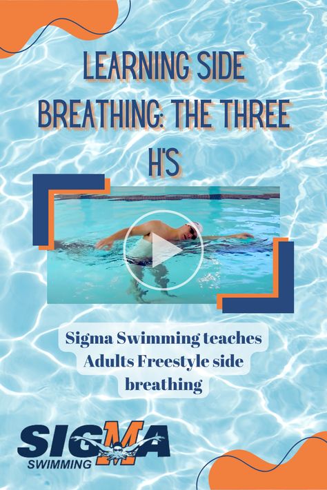 Sigma Swimming teaches adult swimmers how to side breath while swimming in freestyle! Watch and subscribe to follow along this freestyle series! #Adultswim #Exercise #Fitness #DFWswim #Sigmaswimming Swimming Laps For Beginners, Freestyle Watch, How To Breathe, Swim School, Learn To Swim, Adult Swim, Exercise Fitness, Swimmers, Siding