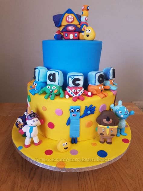 Cbeebies Birthday Cake, Cbeebies Party, Cbeebies Cake, Number Blocks, Birthday 4, Happy Birthday Kids, Unicorn Birthday Cake, Bday Party Theme, Kids Birthday Themes