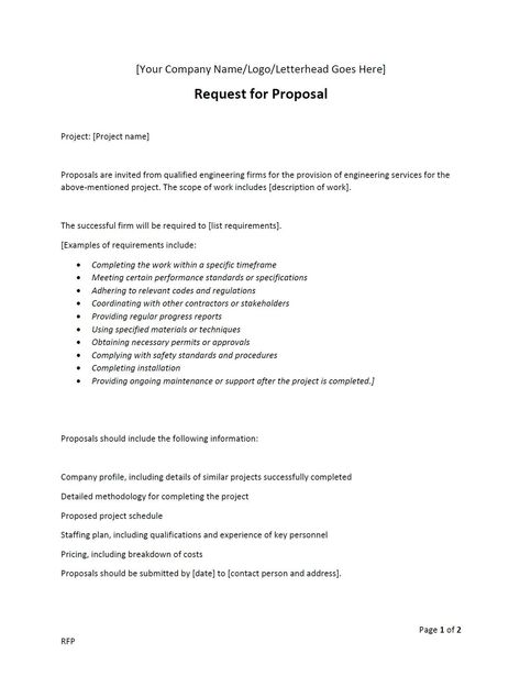 🐣. Offer Xtras! Request for Proposal Document Template (Word, Editable, Printable) for $3.0 #Document #Bids #Contract #Engineering #Project #Request #Proposal #RFP #For #Management Purchase Order Template, Request For Proposal, Employment Application, Document Management, Job Employment, New Template, Construction Firm, Project Proposal, Progress Report