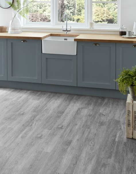 Grey Lvp Flooring Kitchen, Grey Lvt Flooring, Oak Lvt Flooring, Light Grey Wood Floors, Grey Wood Floors Kitchen, Light Grey Flooring, Grey Laminate Flooring, Grey Vinyl Flooring, Direct Wood Flooring