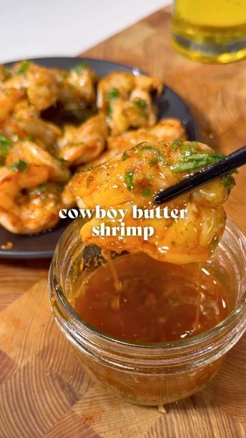 Arash Hashemi on Instagram: "Have you tried my COWBOY BUTTER SHRIMP??
.
This is a 20-ish minute meal that will make you go wow. It is unbelievably easy and it is SO good. And while it pairs really well with shrimp, the sauce is great with steak, chicken, or any kind of white fish. The recipe below makes multiple servings,
.
Here is how to make it:
.
1.First, grab 1lb wild, peeled, & deveined shrimp. Carefully butterfly down the middle. Add to a bowl. Season with 1 tbsp olive or avocado oil, a couple pinches salt, fresh cracked pepper, 1 tsp paprika & 1/2 tsp garlic powder. Mix well.
.
2.Get a pan on medium-high heat. Drizzle 1 tbsp avocado or olive oil, then cook shrimp for about 90 seconds on the first side & about 60-90 seconds on the other. You don’t want to overcook shrimp - it becomes Cowboy Butter Shrimp, Cowboy Butter, Cook Shrimp, Aleppo Pepper, Butter Shrimp, Cracked Pepper, White Fish, How To Cook Shrimp, Sea Food