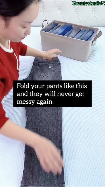 Clothes Folding Hacks You Need! 🔥 #shorts #organizedspace #fashion #foldingclothes Wardrobe Packing Ideas, Hacks For Folding Clothes, How To Fold Clothes Neatly, How To Fold Trousers To Save Space, How To Fold Bras, How To Fold Tank Tops To Save Space, How To Fold Pants To Save Space, Ways To Fold Clothes To Save Space, Folding Clothes To Save Space Travel