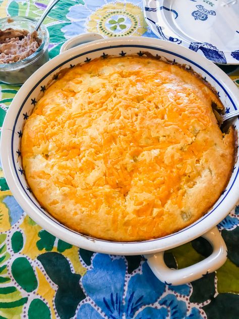 Chicken tamale pie – Marshmallows & Margaritas Chicken Tamale Pie, Chicken Tamale, Chicken Tamales, Jiffy Cornbread Mix, Tamale Pie, Jiffy Cornbread, Salsa Chicken, Cornbread Mix, Feed A Crowd