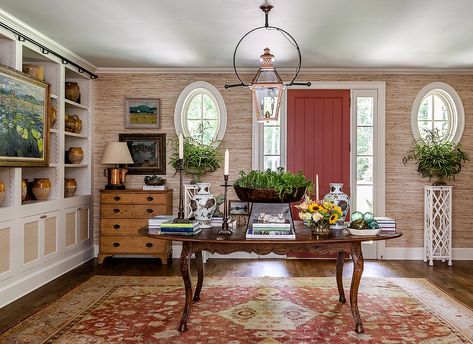 Tour This James Farmer Designed Lake House - One Kings Lane Blog James Farmer Interiors, James Farmer, Lakeside Living, Southern Design, Interior Design Process, Georgia Homes, Brick And Wood, Southern Home, Love Home