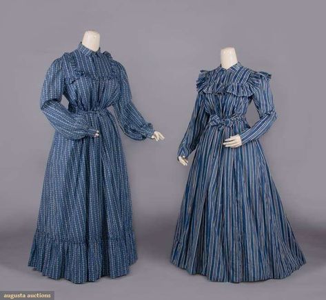 Shirt Collars, Tea Gown, Fairytale Fashion, Edwardian Dress, Dressing Gowns, Clothing And Textile, Work Dress, Indigo Dye, Edwardian Fashion