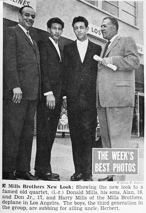 The New Look of the Mills Brothers - Jet Magazine, April 28, 1960 The Mills Brothers, Mills Brothers, Jet Magazine, Milling, To Leave, New Look, Cool Photos, Musician, Magazine