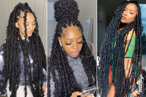 Looking for butterfly locs style ideas? These are the latest and greatest styles to try now. Styling Butterfly Locs, Butterfly Locs Crochet, Butterfly Hairstyle, Loc Updo, Fashion Quiz, Shoulder Length Blonde, Braids Pictures, Crochet Styles, Ultra Beauty