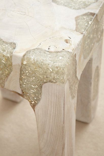 Filling the Void: 25 Resin-Inlaid Wood Furniture Designs Become Whole Again | Urbanist Wood Furniture Design, Resin Furniture, Wood Stone, Resin Table, Repurposed Furniture, Design Color, Resin Crafts, Wood Furniture, Dining Furniture