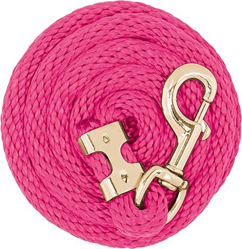 Amazon.com: Weaver Leather Poly Value Lead Rope Diva Pink, 5/8" x 8' : Sports & Outdoors Horse Lead Rope, Horse Lead, Western Tack, Lead Rope, Horse Equipment, Horse Gear, Horse Supplies, Bull Mastiff, Dog Leads