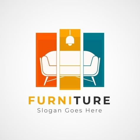 Furniture Logo Ideas, Interior Design Logo Inspiration Ideas, Furniture Logo Design Ideas, Interior Design Logo Ideas, Furniture Store Logo, Interior Logo Design, Interior Design Logo Inspiration, Interior Design Logo, Logos Retro