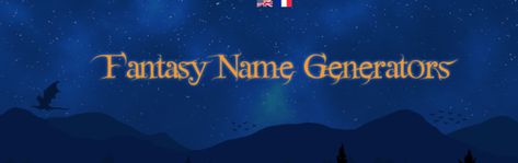 Fantasy Name Generator Hunger Games Names, World Of Warcraft Races, Creepypasta Names, Transformers Names, Cool Fantasy Names, Fantasy Name Generator, My Little Pony Names, Dragonriders Of Pern, Warrior Cat Names