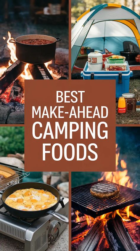 Prep these 14 premade meals for a stress-free camping trip! Delicious options for hassle-free outdoor dining. Premade camping meals, make-ahead ideas, campfire food, easy meals. Premade Camping Meals, Premade Meals, Meals For Camping, Camping Food Make Ahead, Hearty Chili, Campfire Food, Spicy Beef, Backpacking Food, Vegetarian Chili