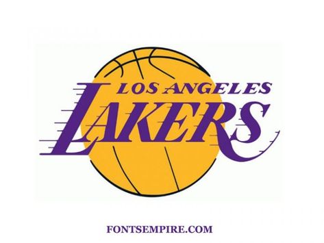 Lakers Font Free Download - Fonts Empire Los Angeles Lakers Logo, Lakers Colors, Lakers Logo, Outdoor Logos, Idee Cricut, Nba Logo, Mo Design, Big Head, Nba Teams