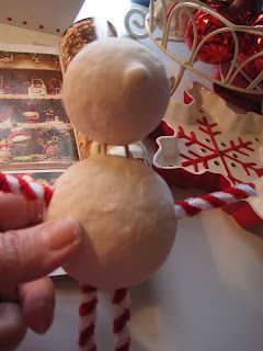 Air Dry Clay Projects Tutorials, Paper Clay Snowman, Paper Mache Snowman, Christmas Crafts Snowman, Vintage Valentine Crafts, Paper Mache Christmas, Mary Englebreit, Making Paper Mache, Vintage Christmas Crafts