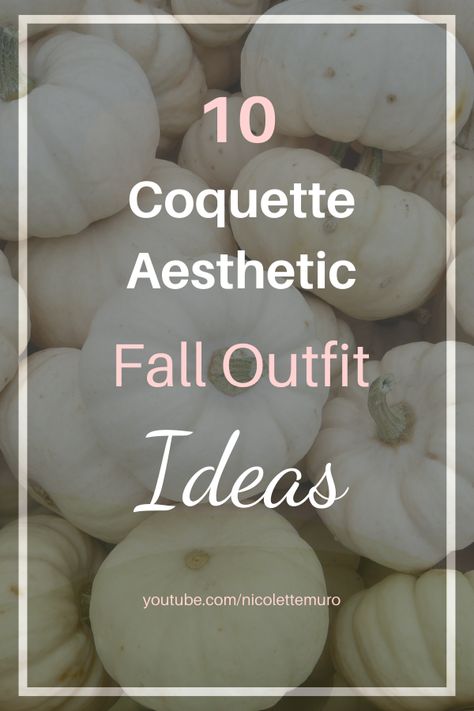 I shared 10 coquette aesthetic fall outfit ideas on my YouTube channel. Check out this video for coquette outfit, coquette aesthetic outfit, and coquette aesthetic clothes inspo! Summer To Fall Transition Outfits, Outfit Ideas 2022, Aesthetic Fall Outfit, Outfit Coquette, Coquette Outfits, Coquette Outfit, Fall Transition Outfits, Fall Transition, Transition Outfits