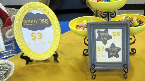 5 Things Every Craft Show Booth Should Have | Craft Maker Pro | Inventory and Pricing Craft Software Sign Display Ideas, Display Ideas For Craft Shows, Ideas For Craft Shows, Craft Show Table, Craft Fair Table, Price Sign, Cute Picture Frames, Craft Show Booths, Craft Show Booth